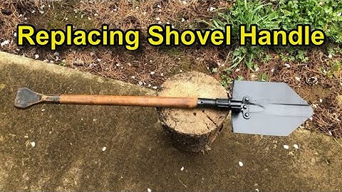 Replacement Shovel Handle (waste not, want not)
