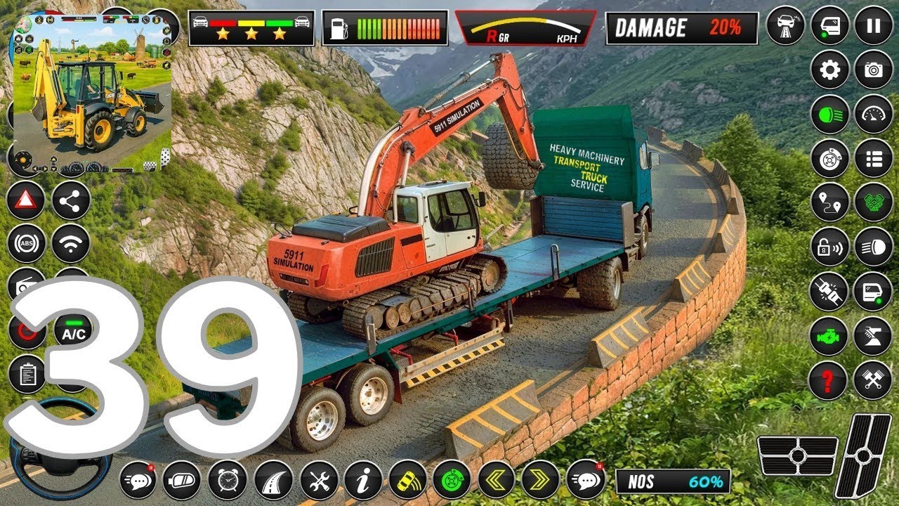 Bridge Builder Road Construction - Heavy Excavator Simulator 3D - City JCB Driving - Part 39