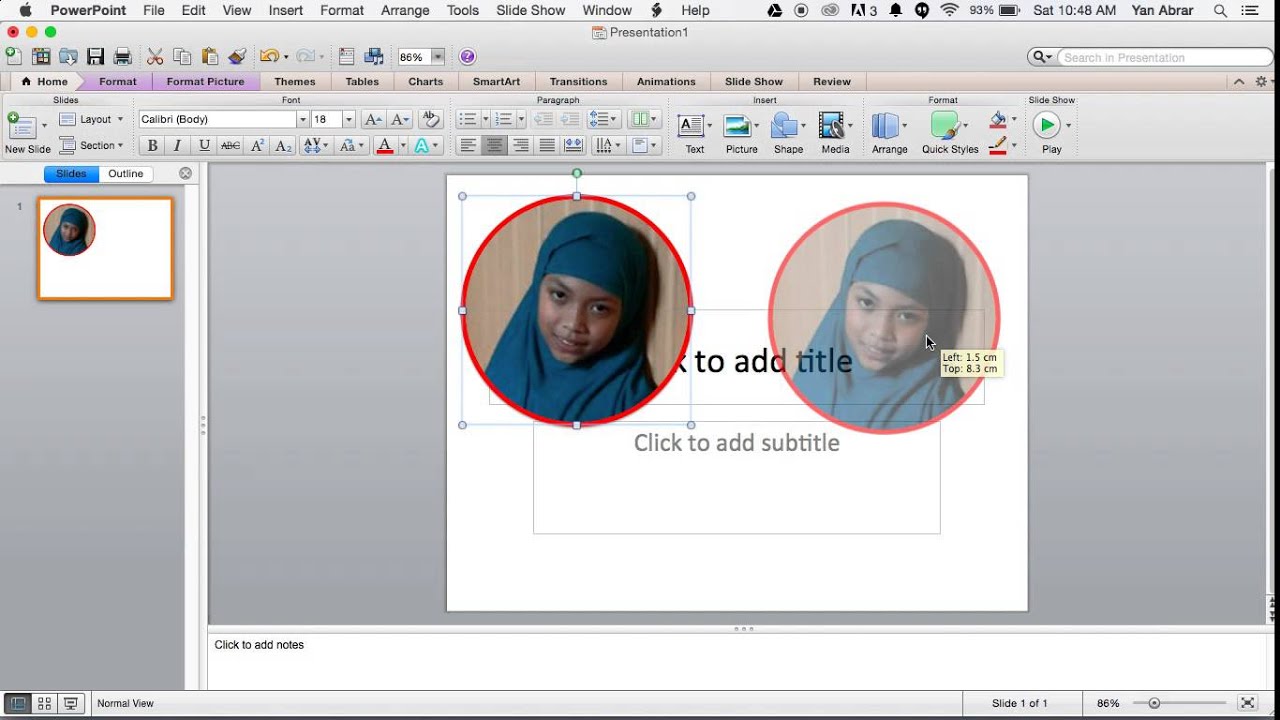Cara membuat foto bulat di word Cara membuat foto bulat di word
