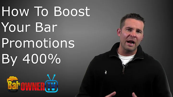Boost Your Bar Promotions By 400% Using This Brand...