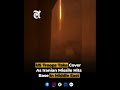 American troops take cover as Iranian ballistic missile strikes US military base in the Middle East.
