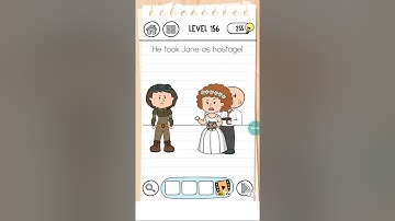 Brain test 3 level #156 walkthrough solution