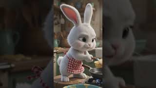 Bunny and Kitty's Kitchen Chaos! 🥞😂 | Funny Cooking Fail