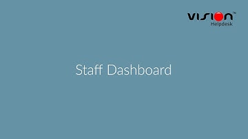 Staff Dashboard - Vision Helpdesk