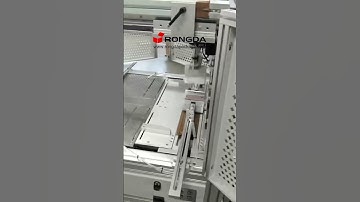RONGDA Rigid Box Assembly Machine, rigid box making machine line. #rigidbox #giftbox
