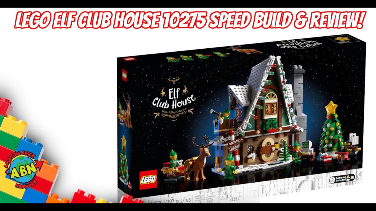 LEGO Elf Club House 10275 Speed Build & Review