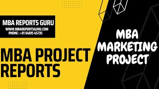 MBA Project Report| STUDY ON FUTURES AND OPTIONS MARKETS IN INDIA | MBA | Mba reports guru