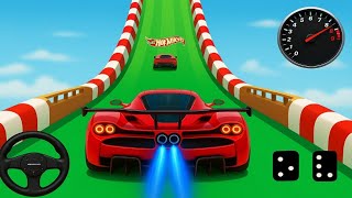 Ramp Car Racing 3D Gameplay _ endroid || Ramp Car Stunts Racing Video  screenshot 5