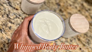 DIY WHIPPED BODY BUTTER  FOR ECZEMA, HYPERPIGMENTATION, ACNE SCARS, AND STRETCH MARKS