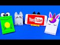 Оригами Подставка для Телефона Котик, Единорог, Лиса и Лягушка | Как  сделать Origami животных