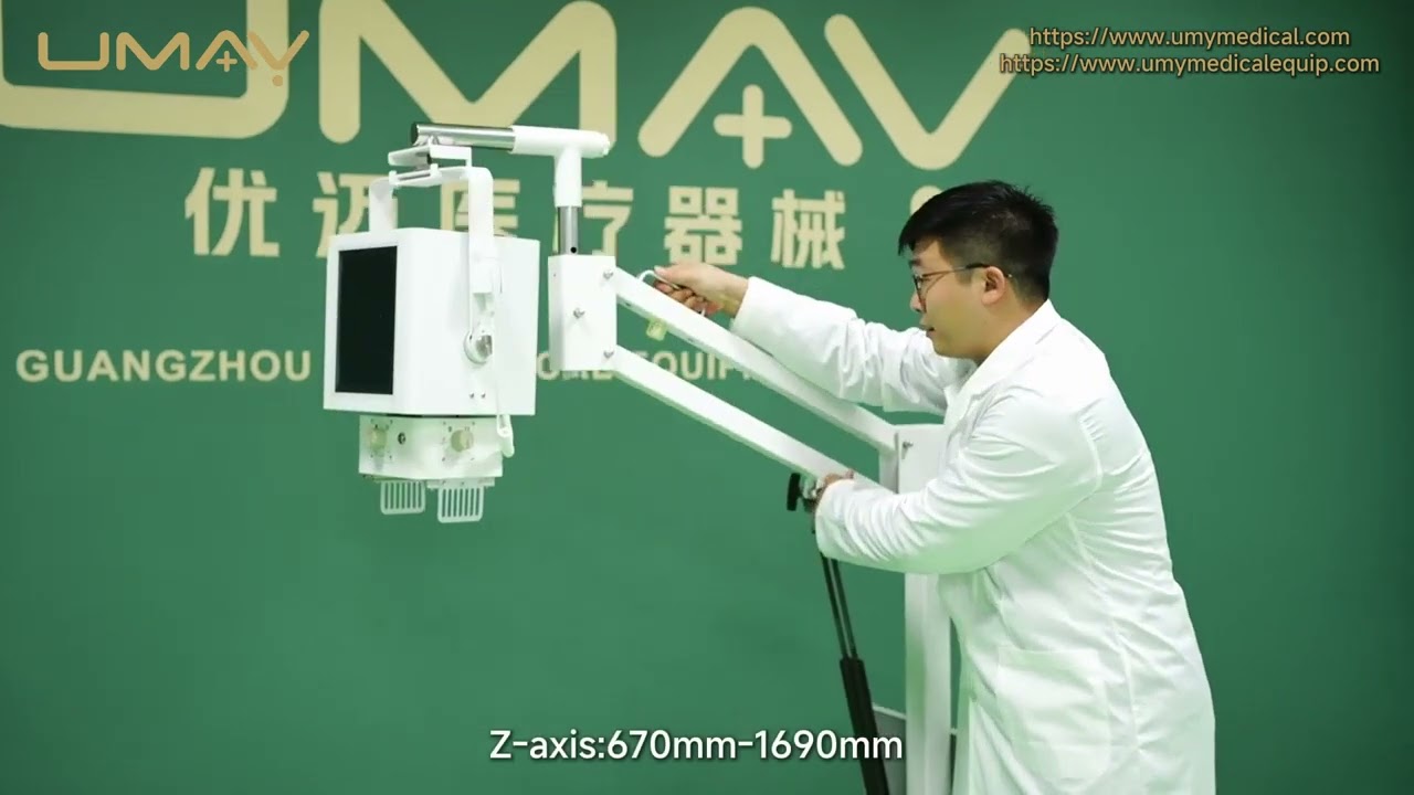 Portable 8kW Digital X-ray Machine | Built-in Battery Mobile System
