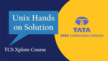 Unix  Coding Answer | TCS Unix hands on solutions | TCS Xplore Course Solutions