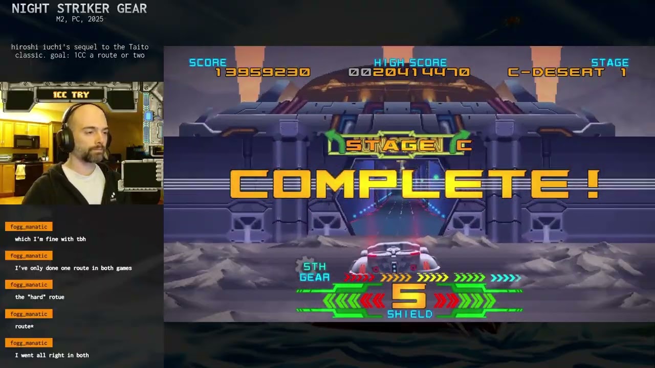 Night Striker Gear 1CC (ABCD)