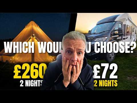 Video Glamping vs My Motorhome in North Yorkshire: Which would YOU Choose?