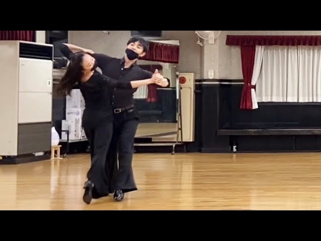 練習風景】Waltz 2020.12.22 社交ダンス・競技ダンスのステップ - YouTube