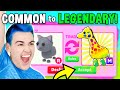 How To TRADE From COMMON To *LEGENDARY* In 10 MINUTES!! Adopt Me TRADING CHALLENGE For MEGA GIRAFFE!