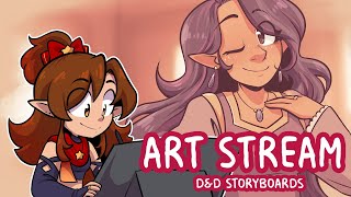 Drawing and Chat! | Working on my D&amp;D Video!