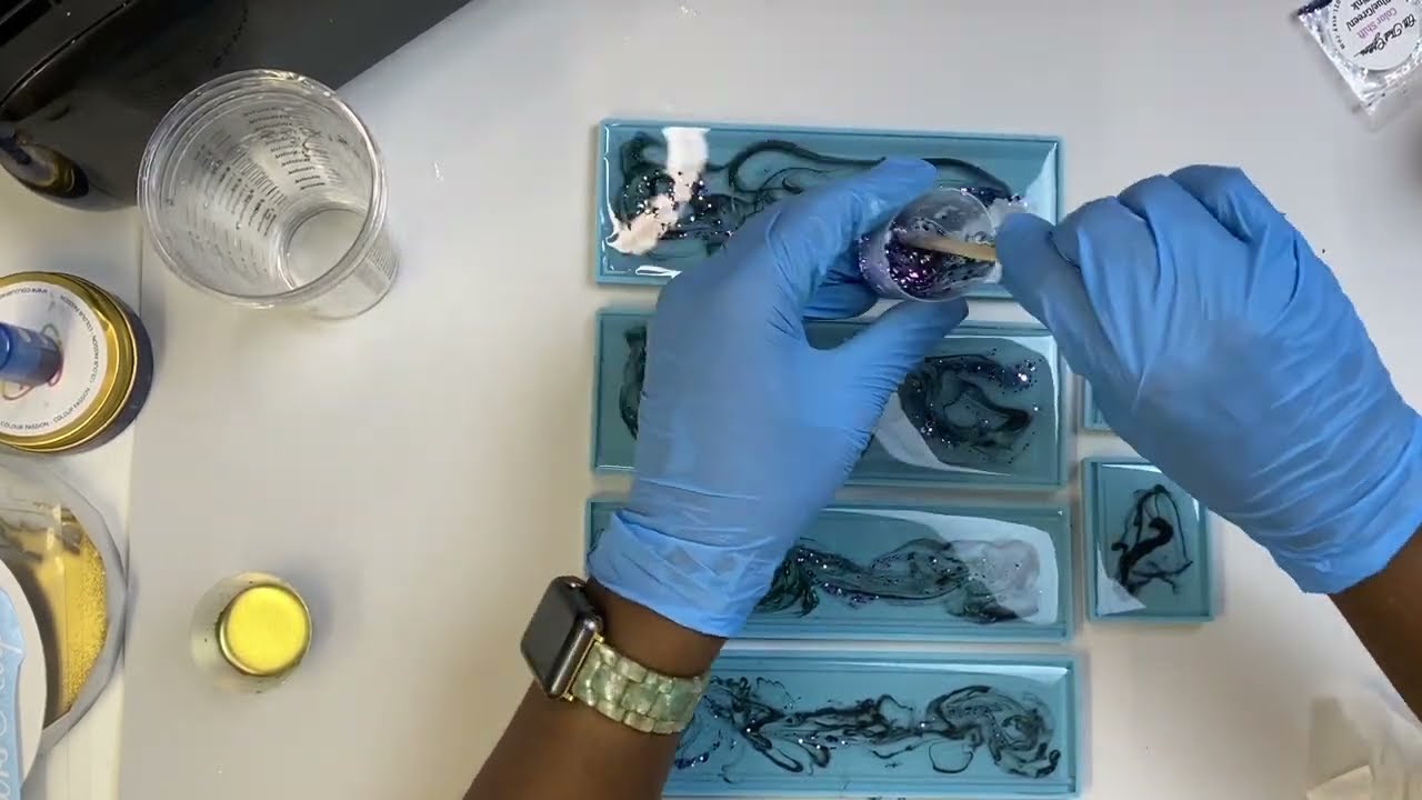 #55-Dominos Box made with Epoxy