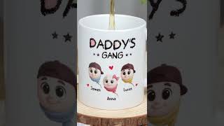 Personalized Funny Daddy’s Gang Mug | Custom Gift for Dad