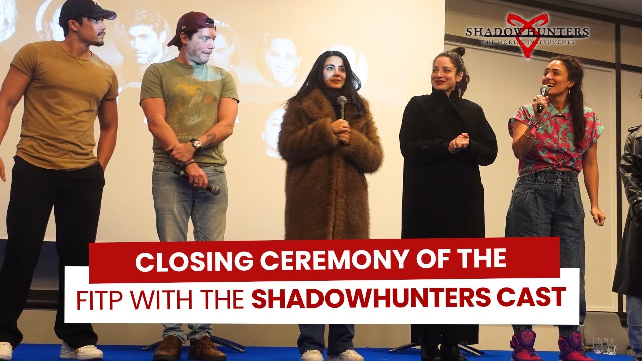 Closing ceremony of the From Idris to Paris convention with the cast of Shadowhunters