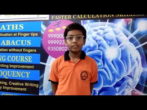 ASCENT ABACUS & BRAIN GYM STUDENT RITWIK SINHA