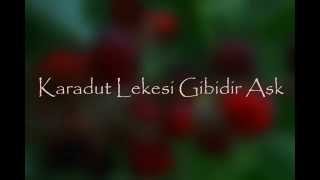 KARADUT LEKESİ GİBİDİR AŞK