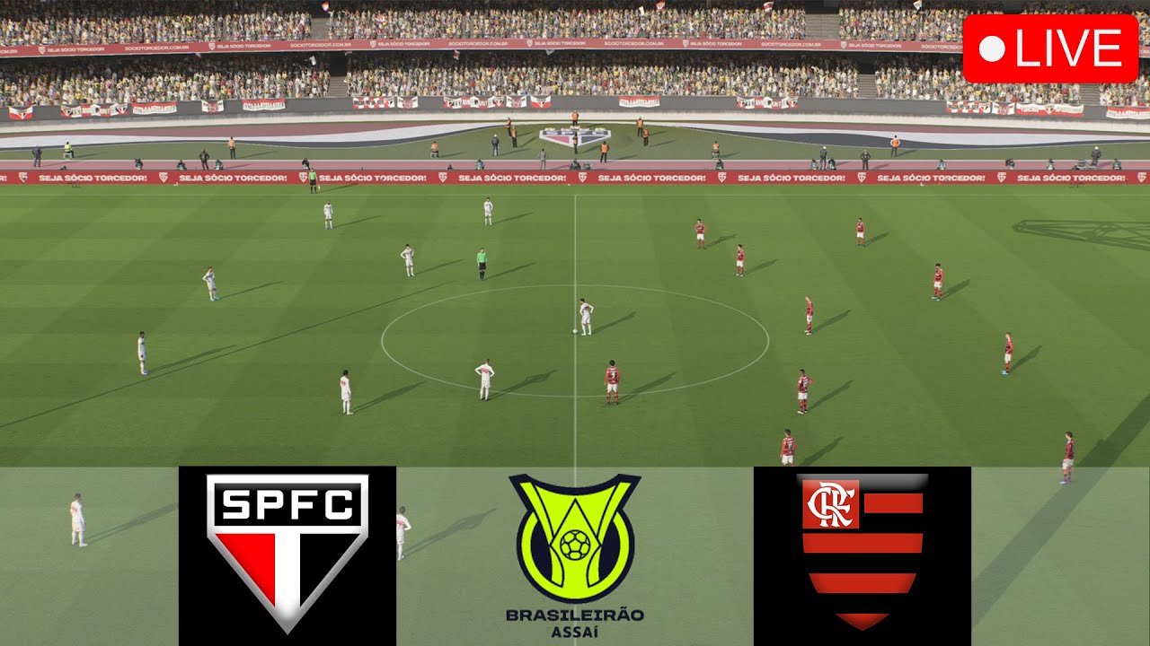São Paulo x Flamengo LIVE Brasileirão 2023 Live Match Today! YouTube