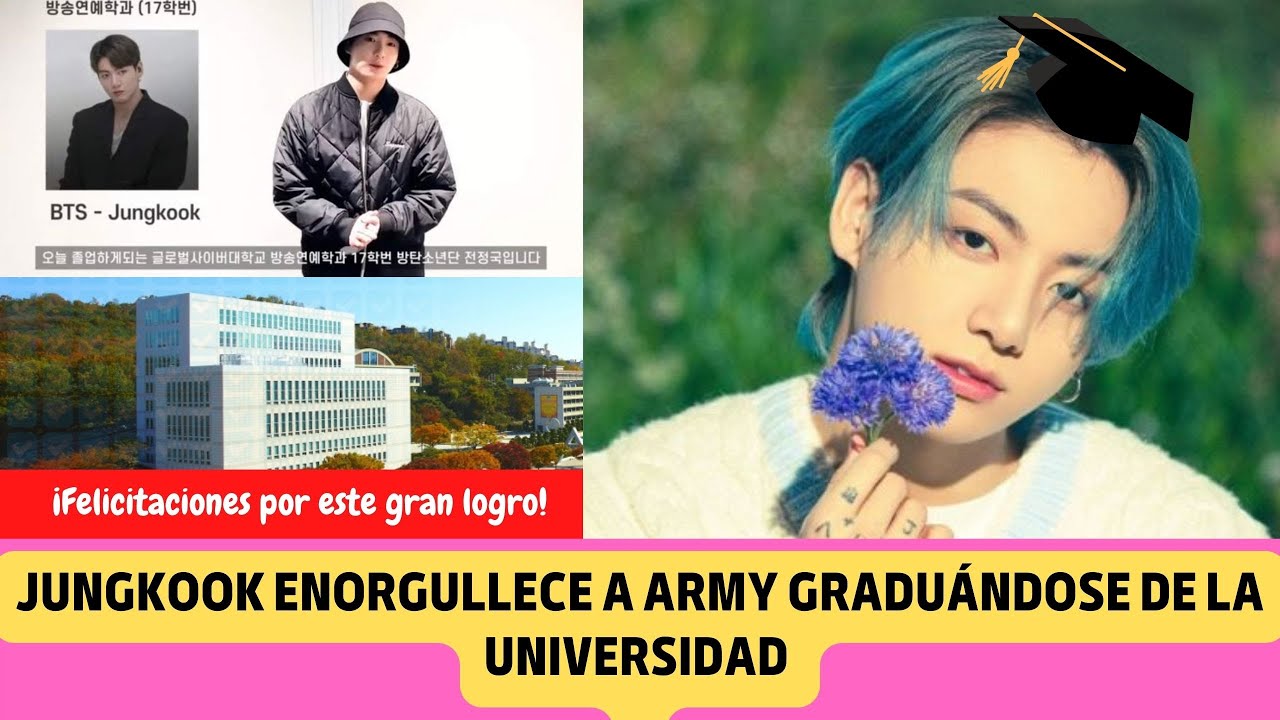 JUNGKOOK SE GRADÚA DE LA UNIVERSIDAD + RECIBE PREMIO POR SU GRAN