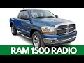 Ram 1500 Radio Upgrade to Add Bluetooth Music and Pair Your phone to Dodge Original Factory Stereo