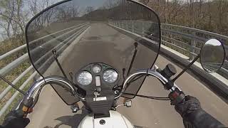 Moto Guzzi California 2 ride around in the spring of 2021