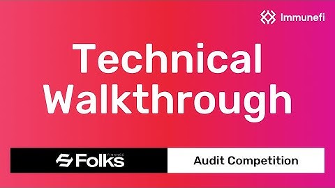 Technical Walkthrough: Folks Finance: Wormhole NTT on Algorand | Audit Competition