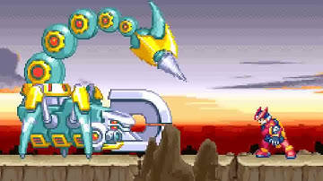 Mega Man Zero 2 (GBA) - Mission 1: Intro Stage (60 FPS)