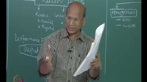 Mod-01 Lec-8 Homogeneous & Heterogeneous Reactions Part II