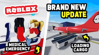 EVERY FEATURE in The NEW UPDATE in Cabin Crew Simulator (Roblox)