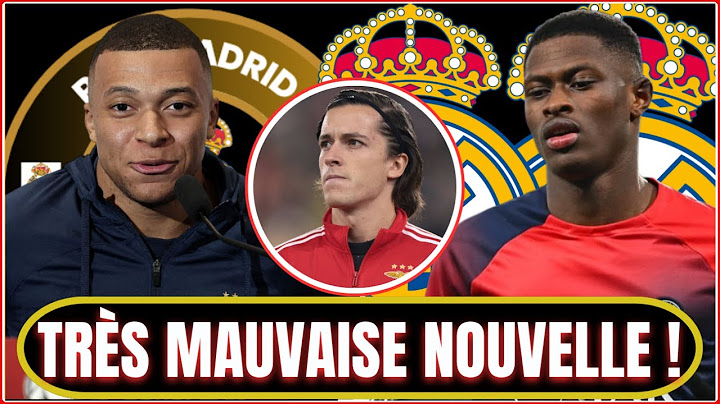 TRÈS MAUVAISE NOUVELLE MERCATO AU REAL MADRID ! LE REAL S'ATTAQUE À LA NOUVELLE SUPERSTAR DU PSG !