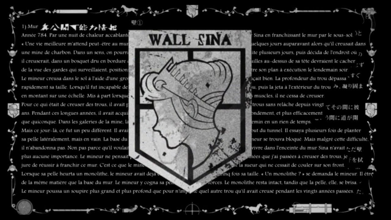 L'attaque des Titans - L'HISTOIRE MYSTERIEUSE DE L'HOMME QUI VOULAIT PASSER SOUS LE MUR saison 2 13 reasons why