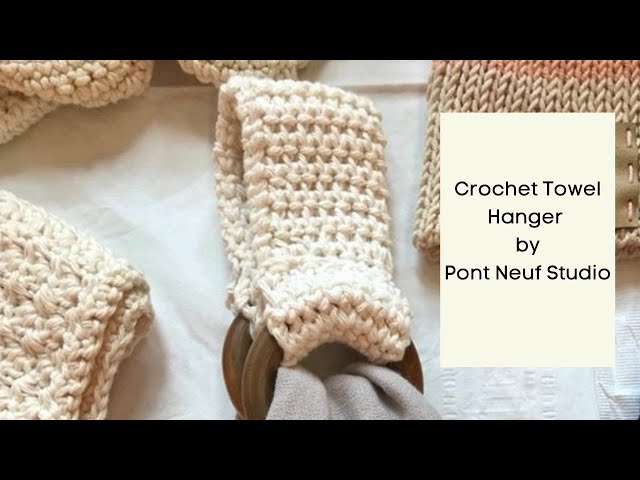 How to Crochet Hanging Kitchen Towel - Naztazia ®