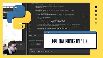 Cracking LeetCode - 149: Max Points on a Line | Python Solution + Intuition | vanAmsen Coding Vlog