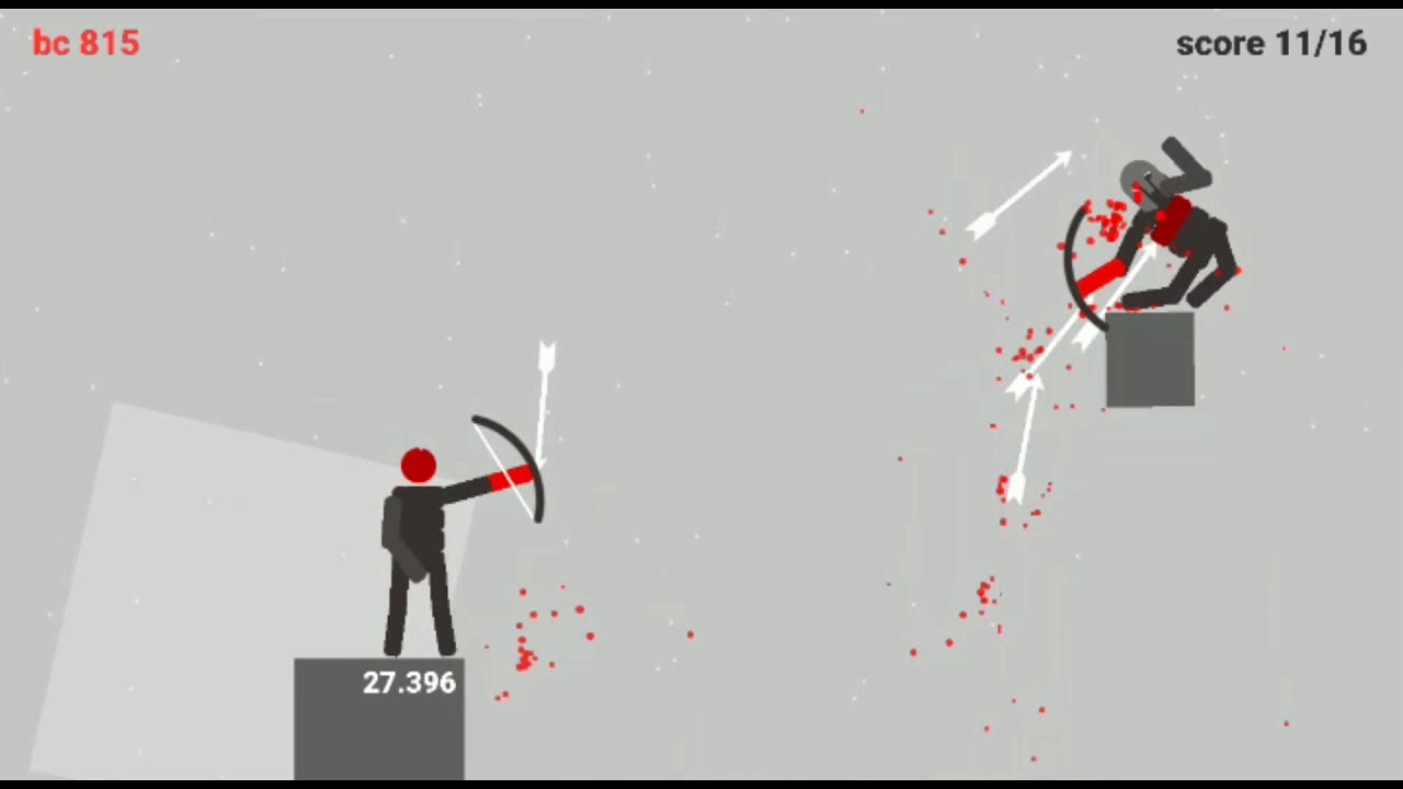 Stickman Archers: Bloody Rampage || Gameplay || Review || Score - 16