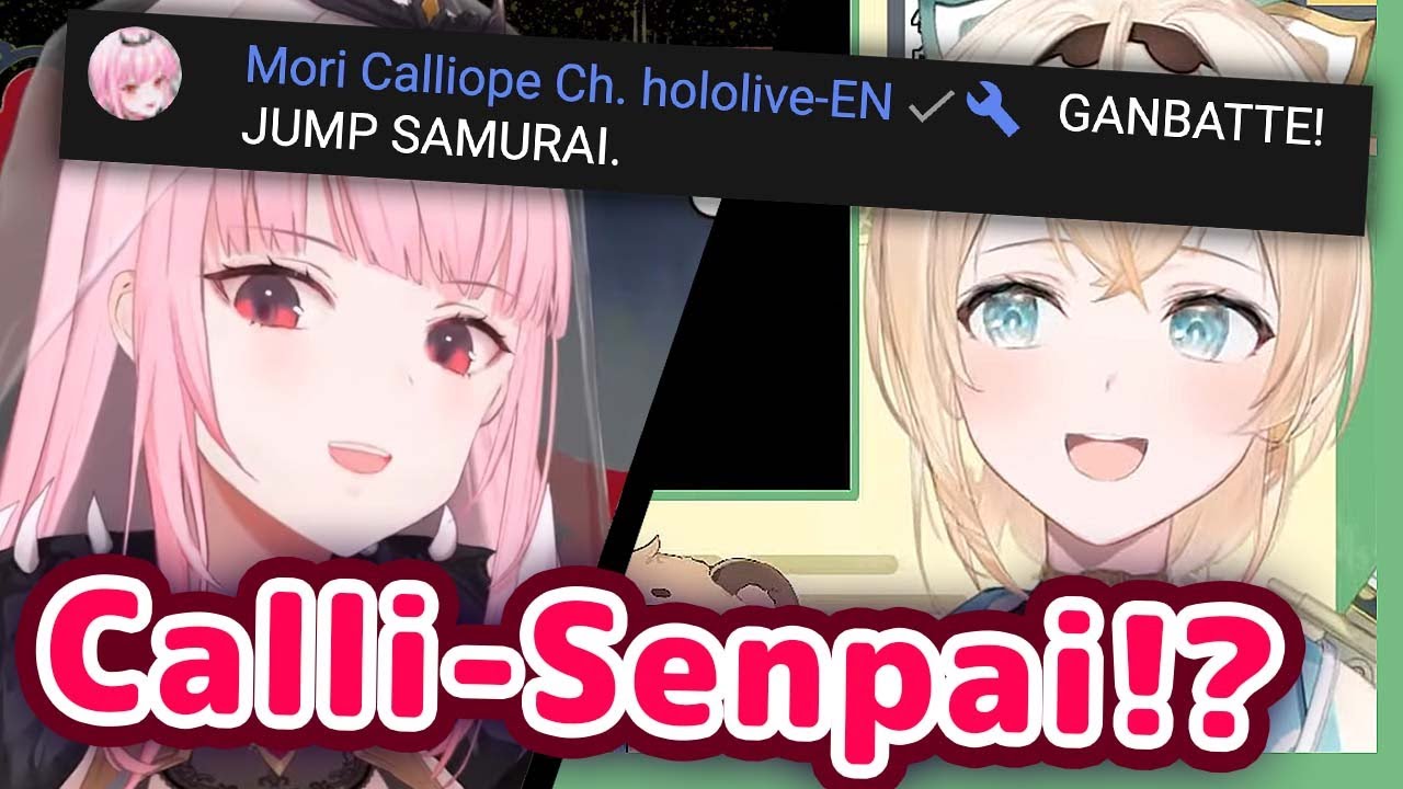 Calliope Appears In Iroha's Chat and Iroha's Reaction Is So Cute 【ENG Sub/Hololive】