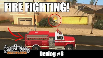 Making A Roleplay Gamemode (SA-MP) Devlog #6 - Fire System