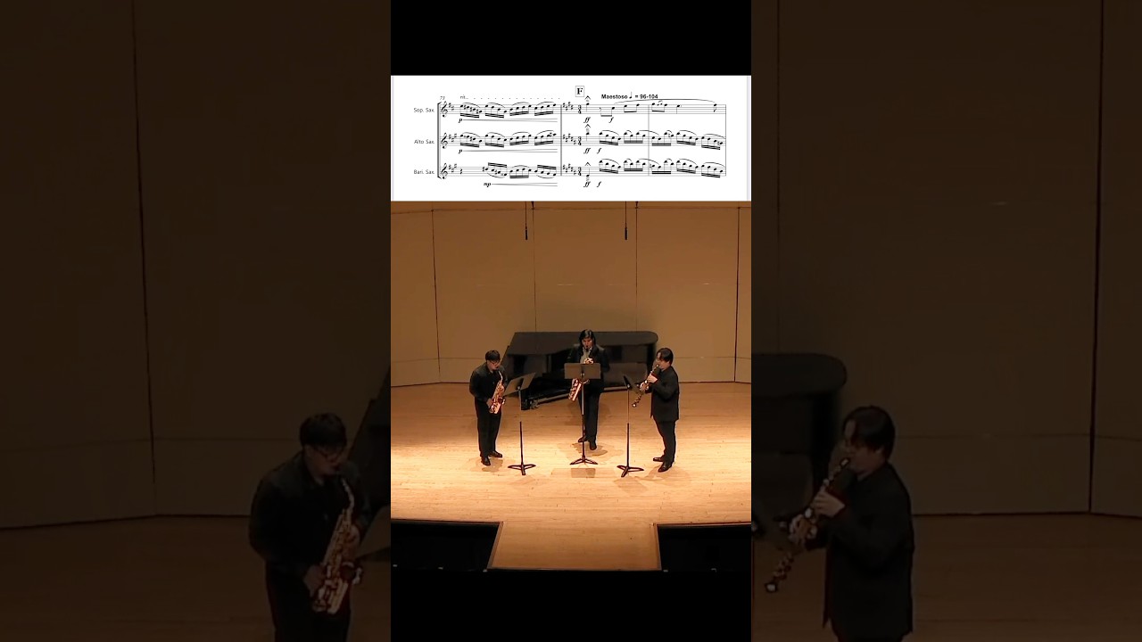 Nostalgic saxophone playing