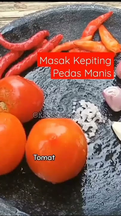 Masak Kepiting Pedas Manis #shorts