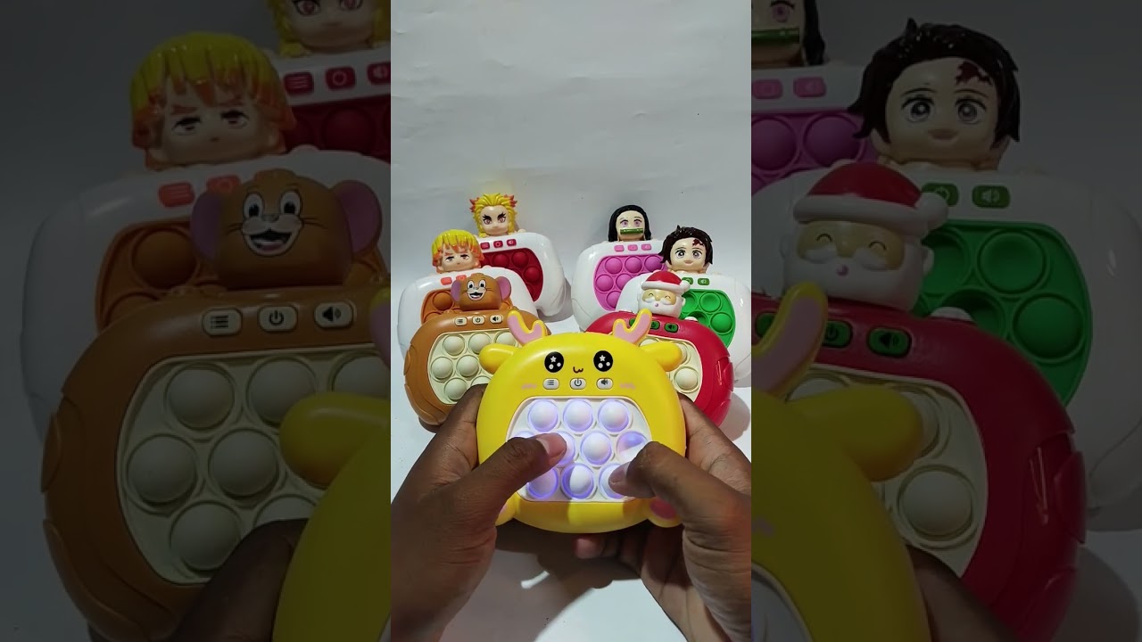 Playing push game, pop it elektrik, push game challenge, asmr, 