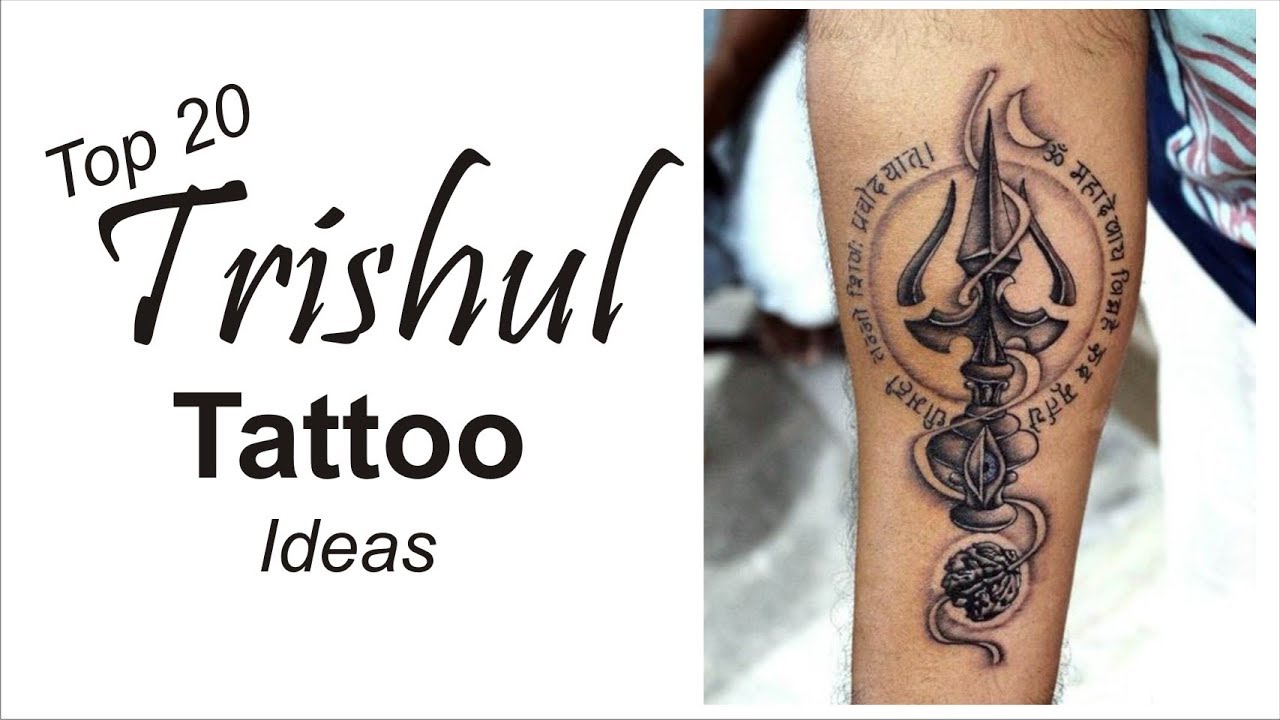 Koinstec God of Shiva and Trishul Tattoo Waterproof Sticker Shiv Damru  Temporary Body Tattoo  Amazonin Beauty