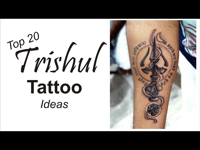 Trishul Tattoo Designs & Ideas for Men and Women