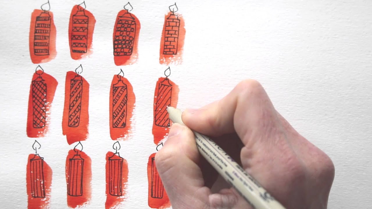 Draw Tip Tuesday - Personalized Birthday Card