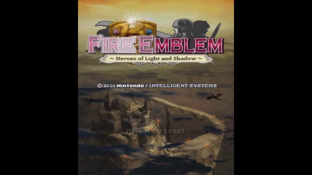 Fire Emblem: Heroes Of Light And Shadow(DS) - Opening Intro