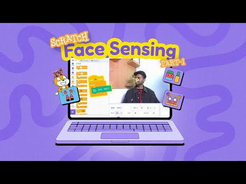 Part 1: Face Sensing in Scratch | Coding for Kids Nepal | Beginner AI Project