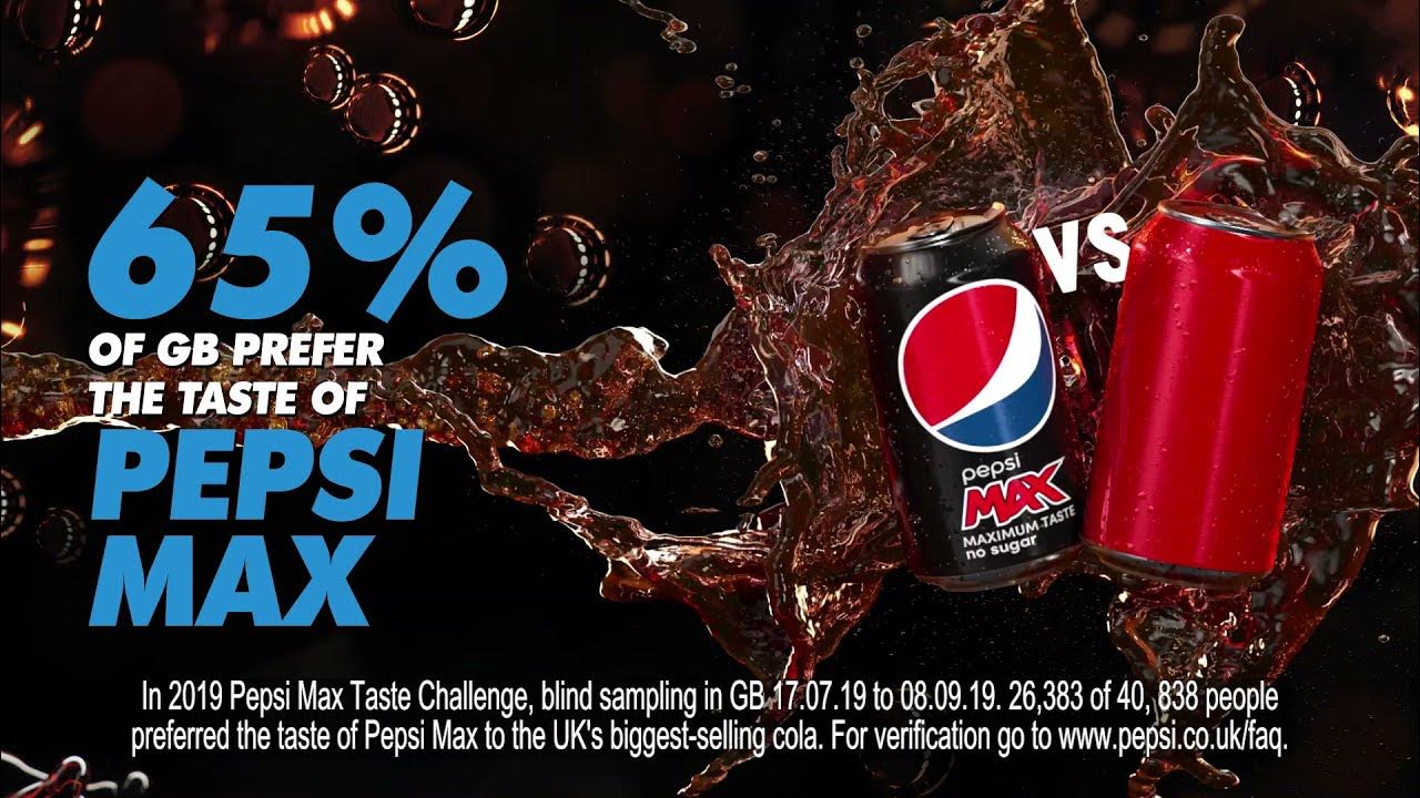 Pepsi MAX Maximum Taste, No Sugar Winning Tastes Good YouTube
